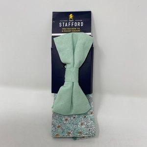 Stafford Bow Tie & Pocket Square Combo